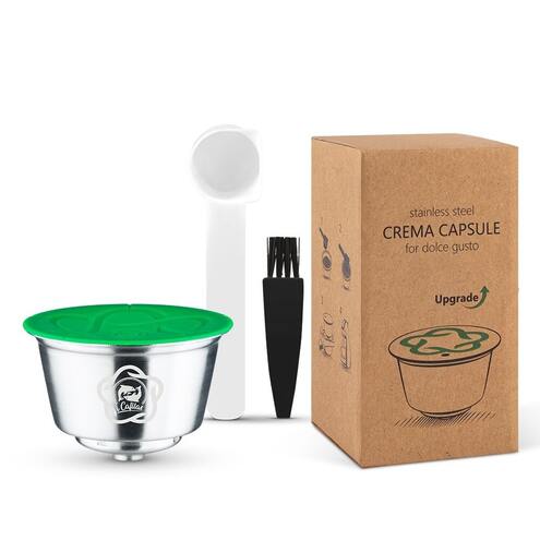Wiederverwendbare Edelstahl-Kapsel für Dolce Gusto - greencoffee ☕️🌱